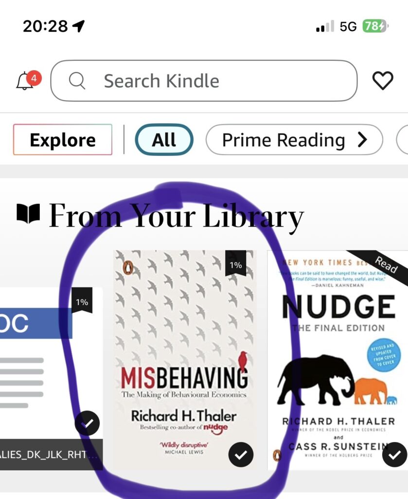 Kindleで本を読む